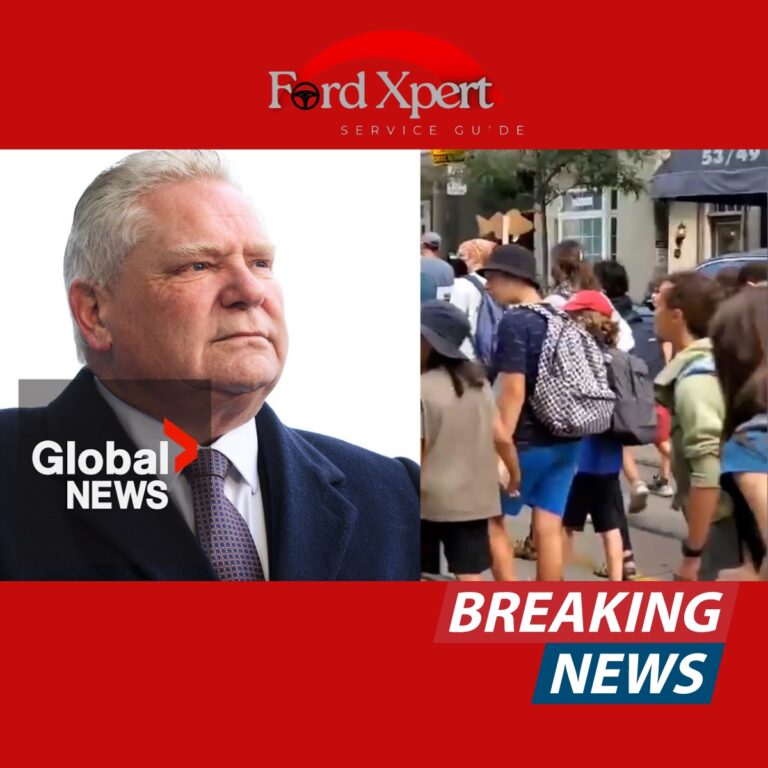 Ford Calls for Investigation into Disgraceful School Trip to Toronto Protest