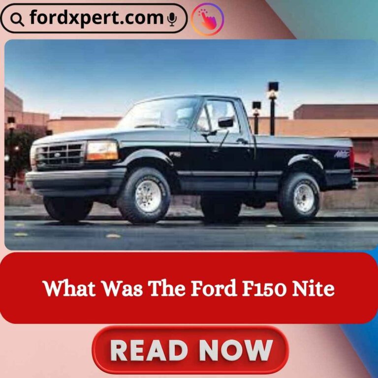 What Was The Ford F150 Nite