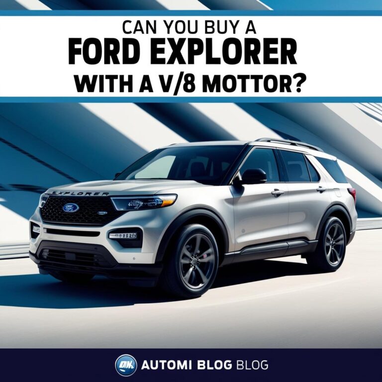 Can You Buy a Ford Explorer with a V8 Motor