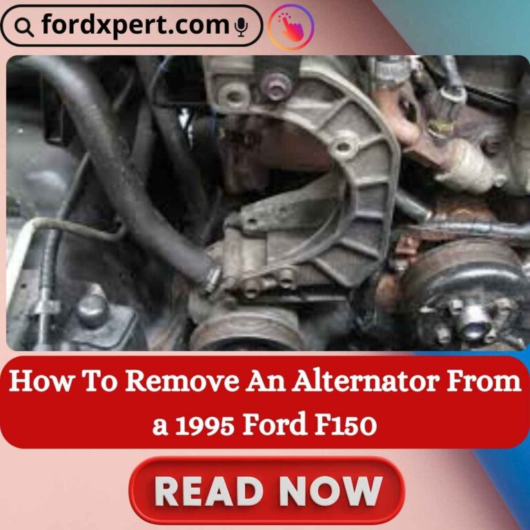 How To Remove An Alternator From a 1995 Ford F150